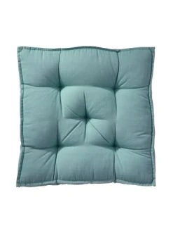 Aktion 🔔 Garten & Balkon Butlers Sitzkissen L 40 X B 40cm SOLID In Türkis Günstig Kaufen 🛒