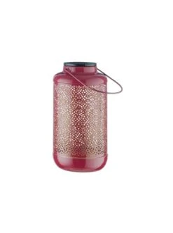 Brandneu ⌛ Weihnachten Butlers Solar-Laterne H 24cm SOLANA In Lila-Gold Günstig Kaufen 🎁