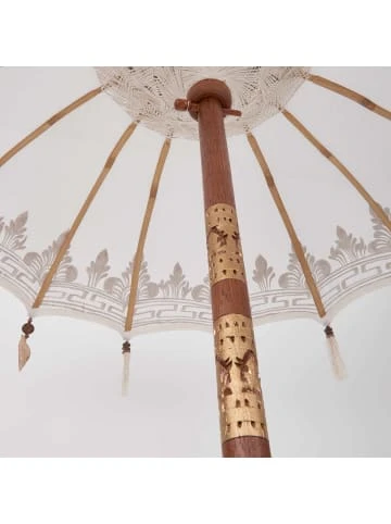 Rabatt 👏 Garten & Balkon Butlers Sonnenschirm Ø120cm ORIENTAL LOUNGE In Creme Günstig Kaufen ⌛ – Bild 5