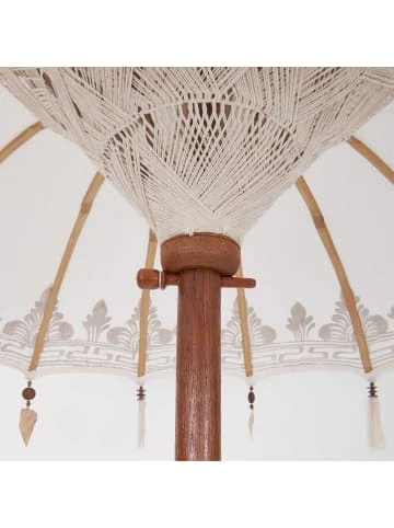 Rabatt 👏 Garten & Balkon Butlers Sonnenschirm Ø120cm ORIENTAL LOUNGE In Creme Günstig Kaufen ⌛ – Bild 6