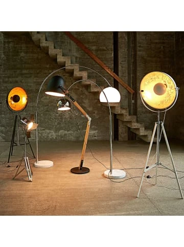 Bestpreis ❤️ Lampen & Leuchten Butlers Standleuchte Mit Marmorfuß BOW In Silber Günstig Kaufen 🔥 – Bild 7