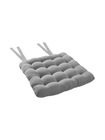 Besorgen ⌛ Garten & Balkon Butlers Stuhlkissen Mit Bändchen L 35 X B 37cm SOLID In Grau Günstig Kaufen ❤️ – Bild 4