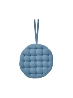 Neu 👏 Garten & Balkon Butlers Stuhlkissen Mit Bändchen Ø42cm SOLID In Blau Günstig Kaufen 🧨