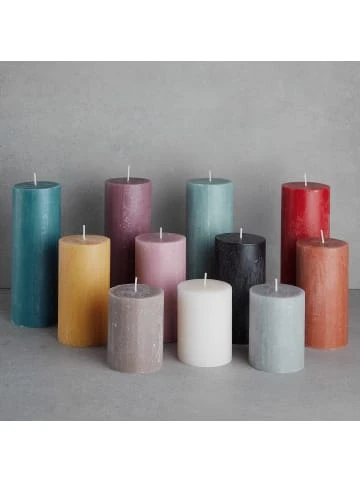 Billig 💯 Dekoration Butlers Stumpenkerze Höhe 13cm RUSTIC In Taupe Günstig Kaufen 💯 – Bild 2