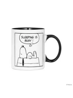 Schlussverkauf ⭐ Küche Butlers Tasse Comic Sleeping PEANUTS In Schwarz-Weiß Günstig Kaufen 🤩