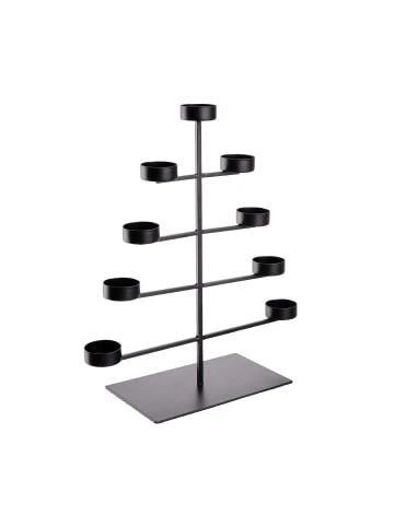 Bestes Angebot 😀 Dekoration Butlers Teelichtbaum Höhe 35cm TREE OF LIGHTS In Schwarz Günstig Kaufen ❤️