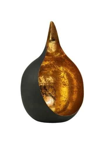 Brandneu ⌛ Dekoration Butlers Teelichthalter Höhe 20cm DELIGHT In Schwarz-Gold Günstig Kaufen 😀 – Bild 2