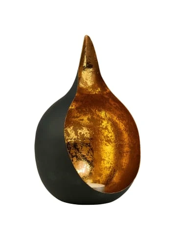 Brandneu ⌛ Dekoration Butlers Teelichthalter Höhe 20cm DELIGHT In Schwarz-Gold Günstig Kaufen 😀 – Bild 3