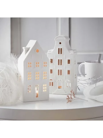 Top 10 👏 Weihnachten Butlers Teelichthaus Höhe 19cm AMSTERDAM In Weiß Günstig Kaufen 🌟 – Bild 2