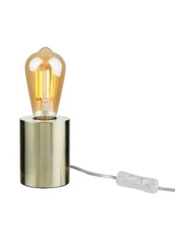 Auslauf ✨ Lampen & Leuchten Butlers Tischleuchte Rund Ø8cm STILO In Gold Günstig Kaufen 😀