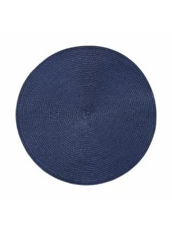 Rabatt ✨ Heimtextilien Butlers Tischset Ø38cm AMBIENTE In Dunkelblau Günstig Kaufen 🔥