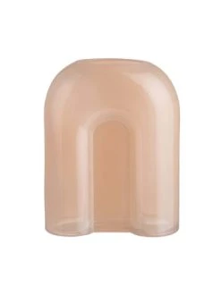 Großhandel ❤️ Dekoration Butlers Vase Bogen Höhe 20cm SMOKY In Hellorange Günstig Kaufen 🔥