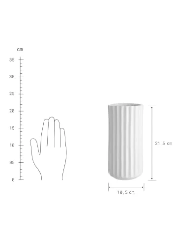 Brandneu 🥰 Dekoration Butlers Vase Höhe 21cm LIV In Weiß Günstig Kaufen 😍 – Bild 3
