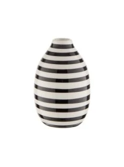 Neu 🔔 Dekoration Butlers Vase Streifen Höhe 14cm CARO In Weiß-Schwarz Günstig Kaufen 👏