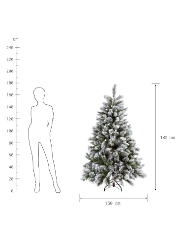 Am billigsten ✨ Weihnachten Butlers Weihnachtsbaum Fichte Mit Schnee Höhe 180cm TREE OF THE MONTH In Grün Günstig Kaufen ✔️ – Bild 2