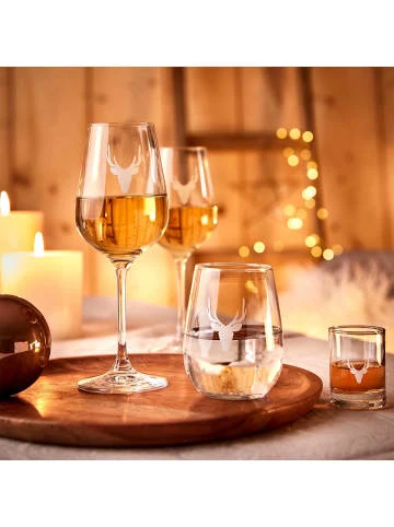 Rabatt 🔥 Küche Butlers Weinglas Mit Hirschkopf 360ml MOUNTAIN LOVE In Transparent Günstig Kaufen 🎉 – Bild 2