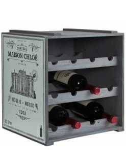 Billig ⌛ Möbel Butlers Weinregal VINOTHEK In Hellgrau Günstig Kaufen 👍