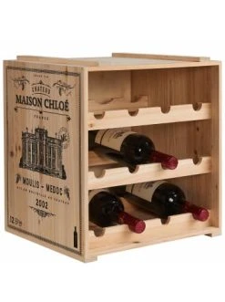 Schlussverkauf ✔️ Möbel Butlers Weinregal VINOTHEK In Natur Günstig Kaufen 🌟