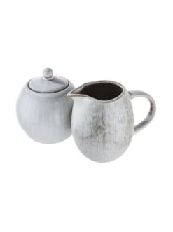 Neu 🔥 Küche Butlers Zuckerdose & Milchkännchen HENLEY In Hellgrau Günstig Kaufen ⌛